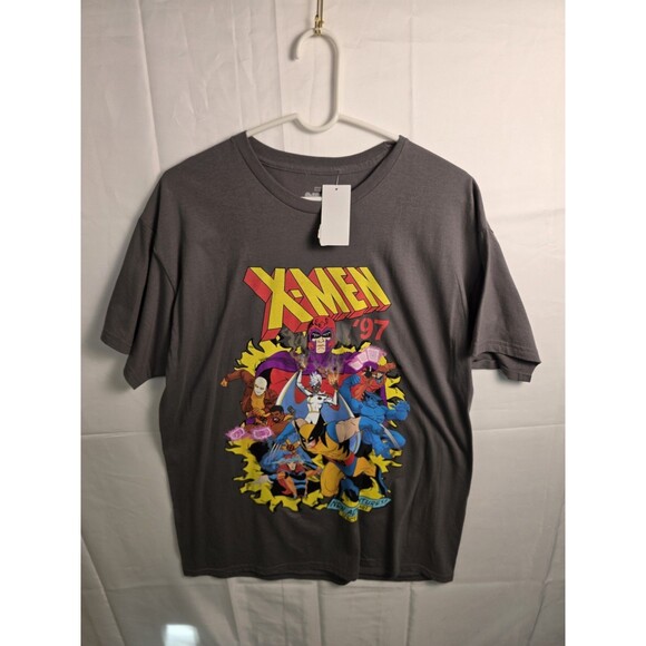 NWT Marvel Comics X-Men Size Large Grey Short Sleeve T-Shirt - Picture 1 of 7